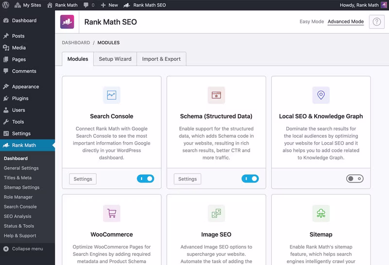 Rank Math Free SEO plugin