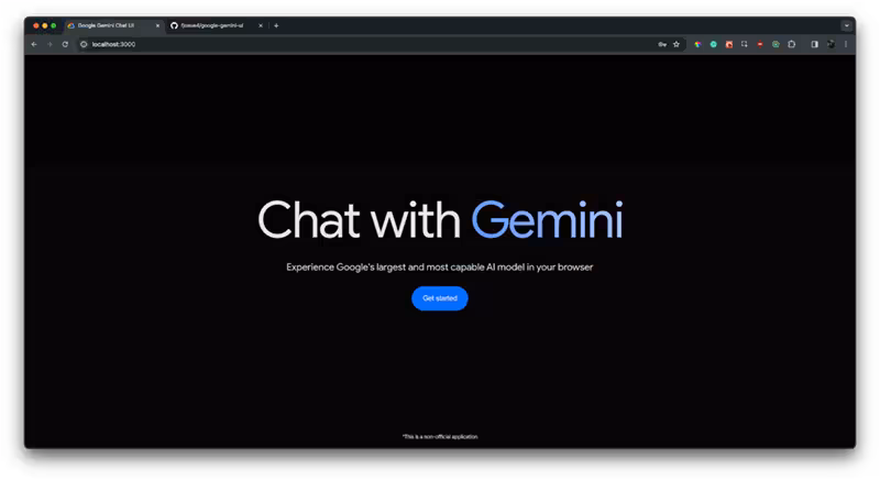 Google Gemini AI Chat